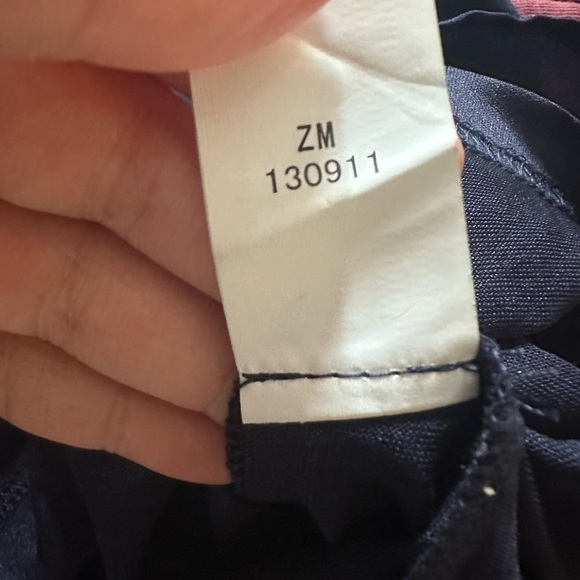 Xtaren Blue Cap Short Sleeve Embroidered Waisted Mini Dress - Picture 9 of 11